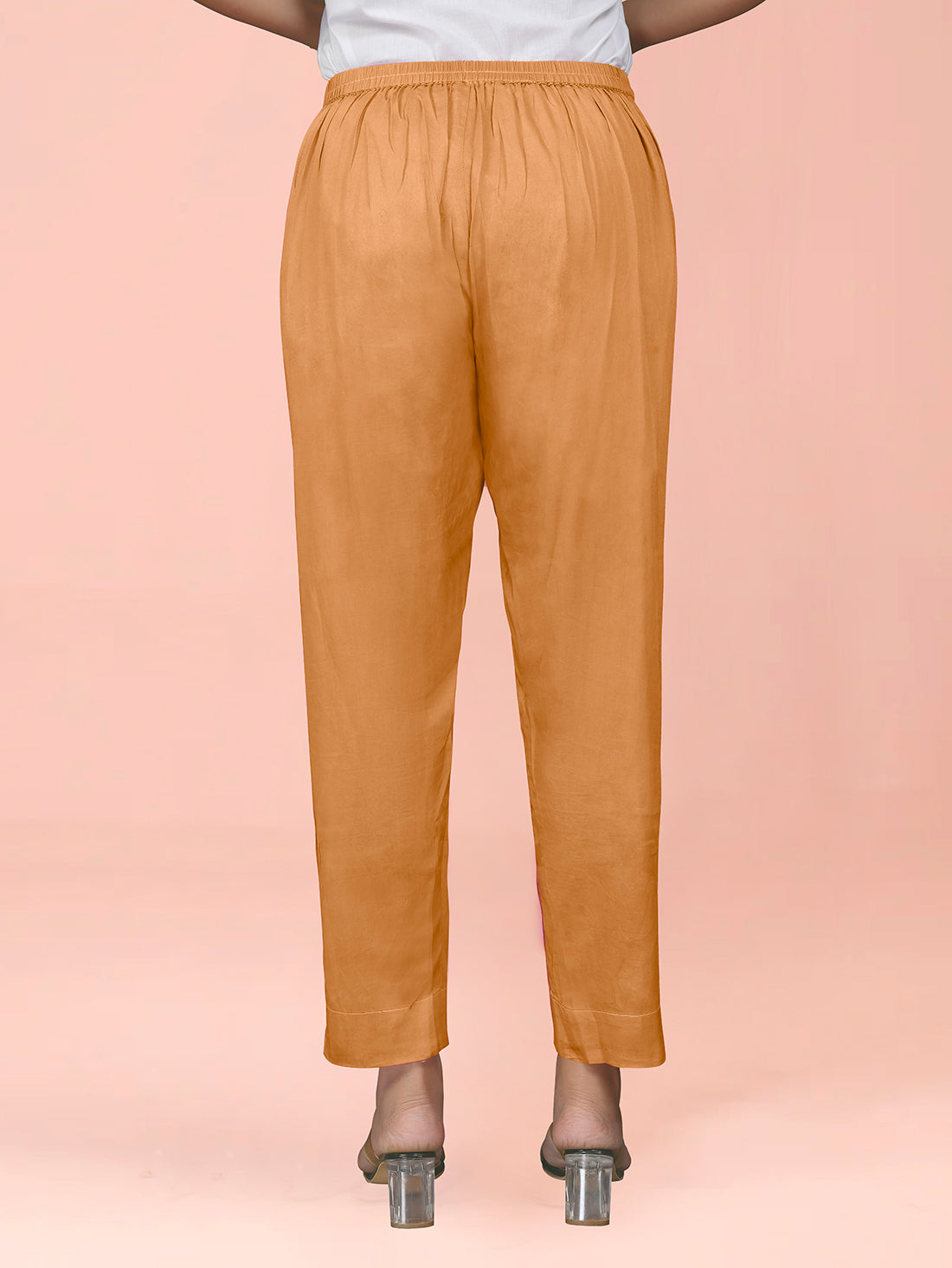 Orange Cotton Satin Bottom