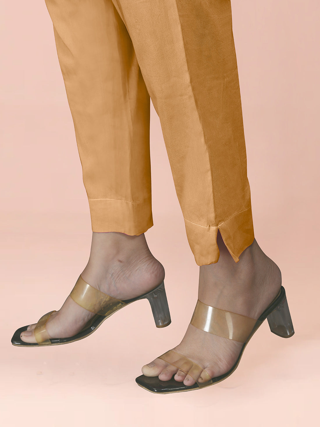 Orange Cotton Satin Bottom
