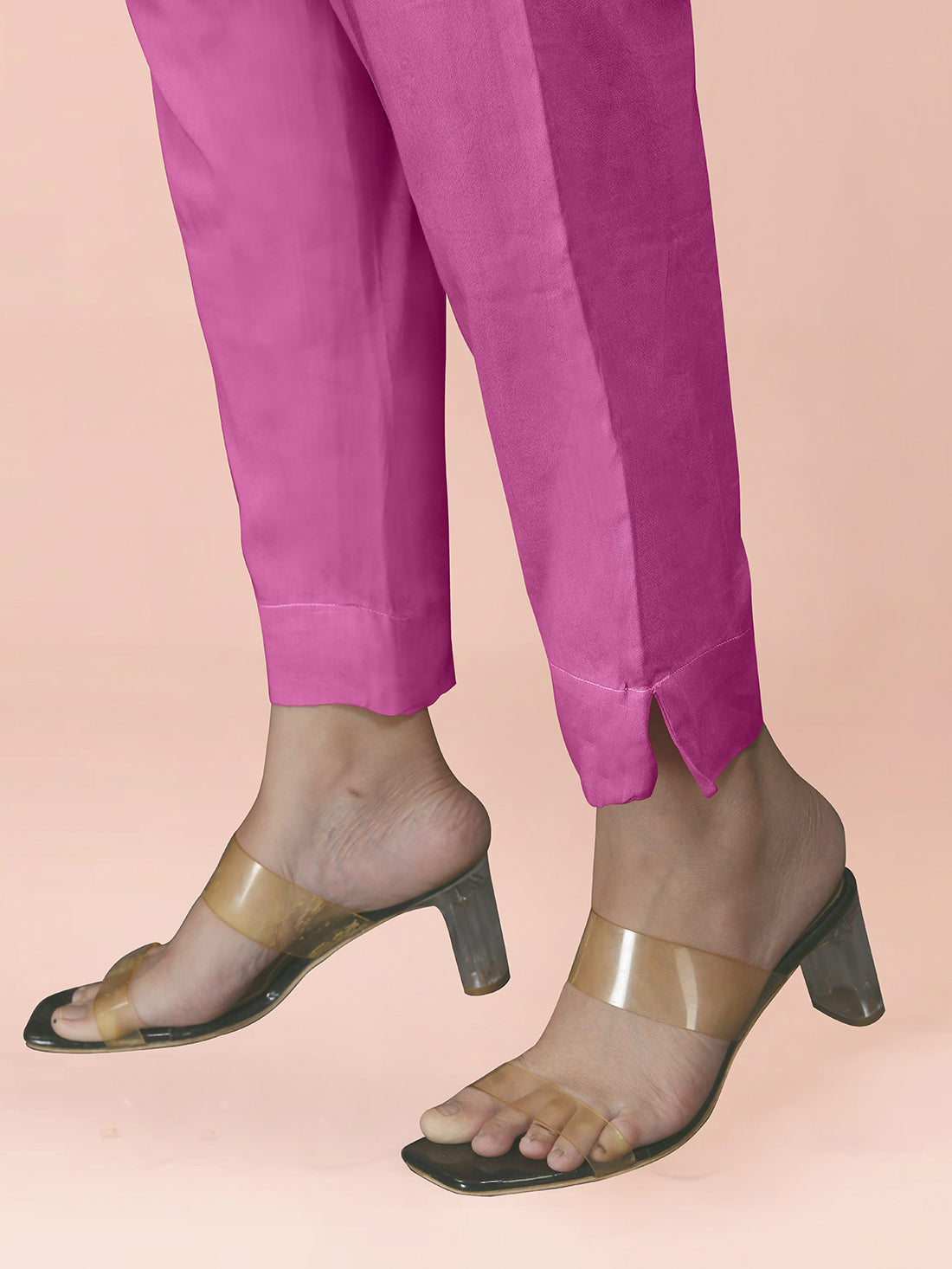 Pink Cotton Satin Bottom