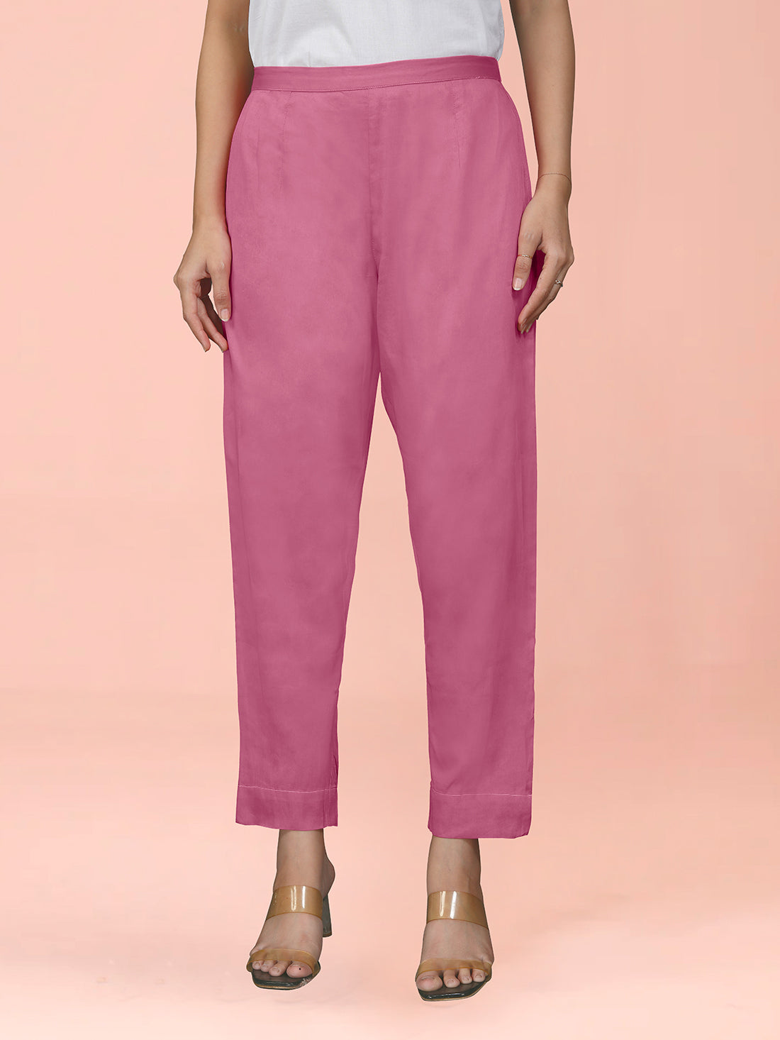 Light Pink Cotton Satin Bottom