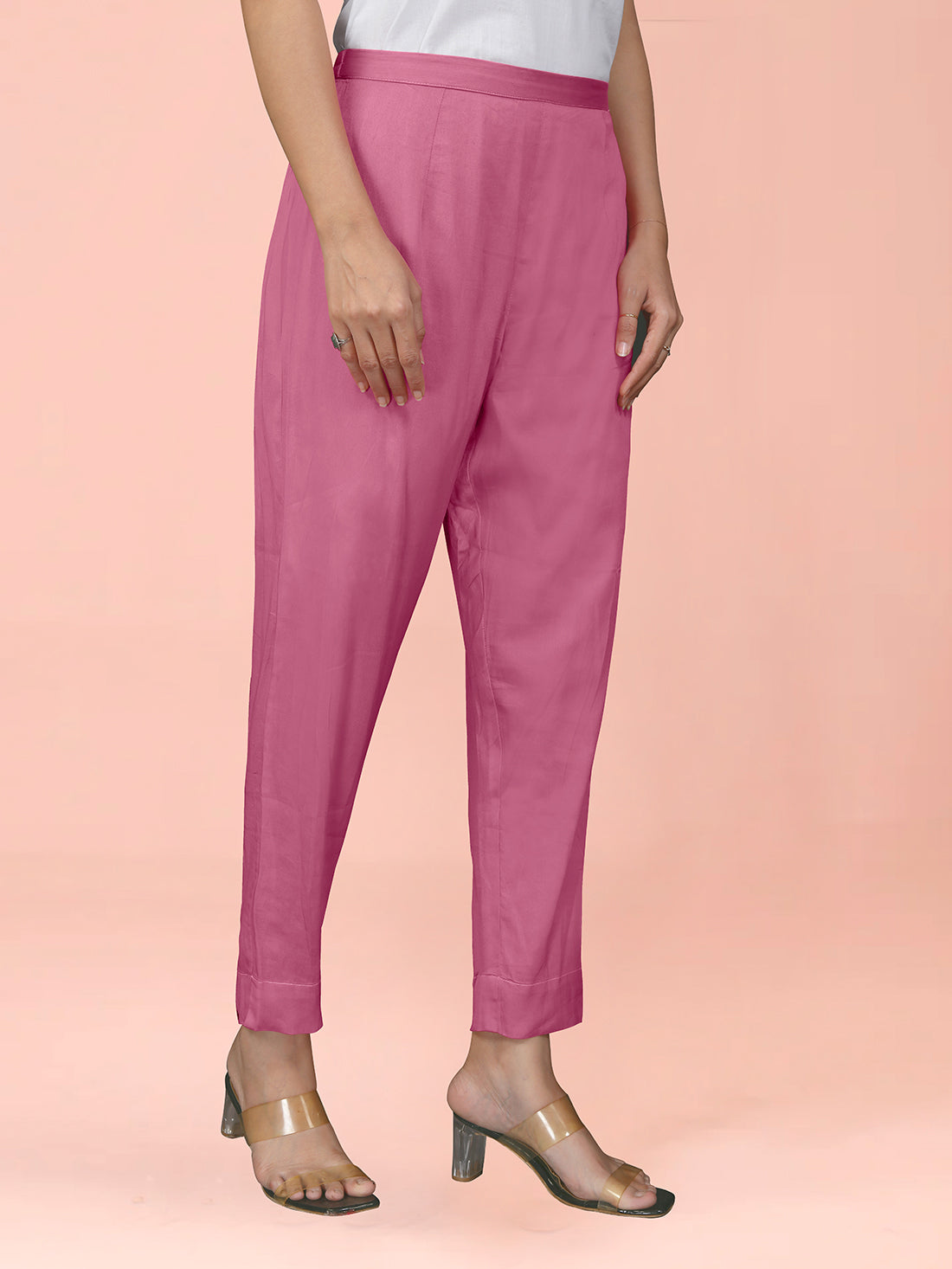 Light Pink Cotton Satin Bottom