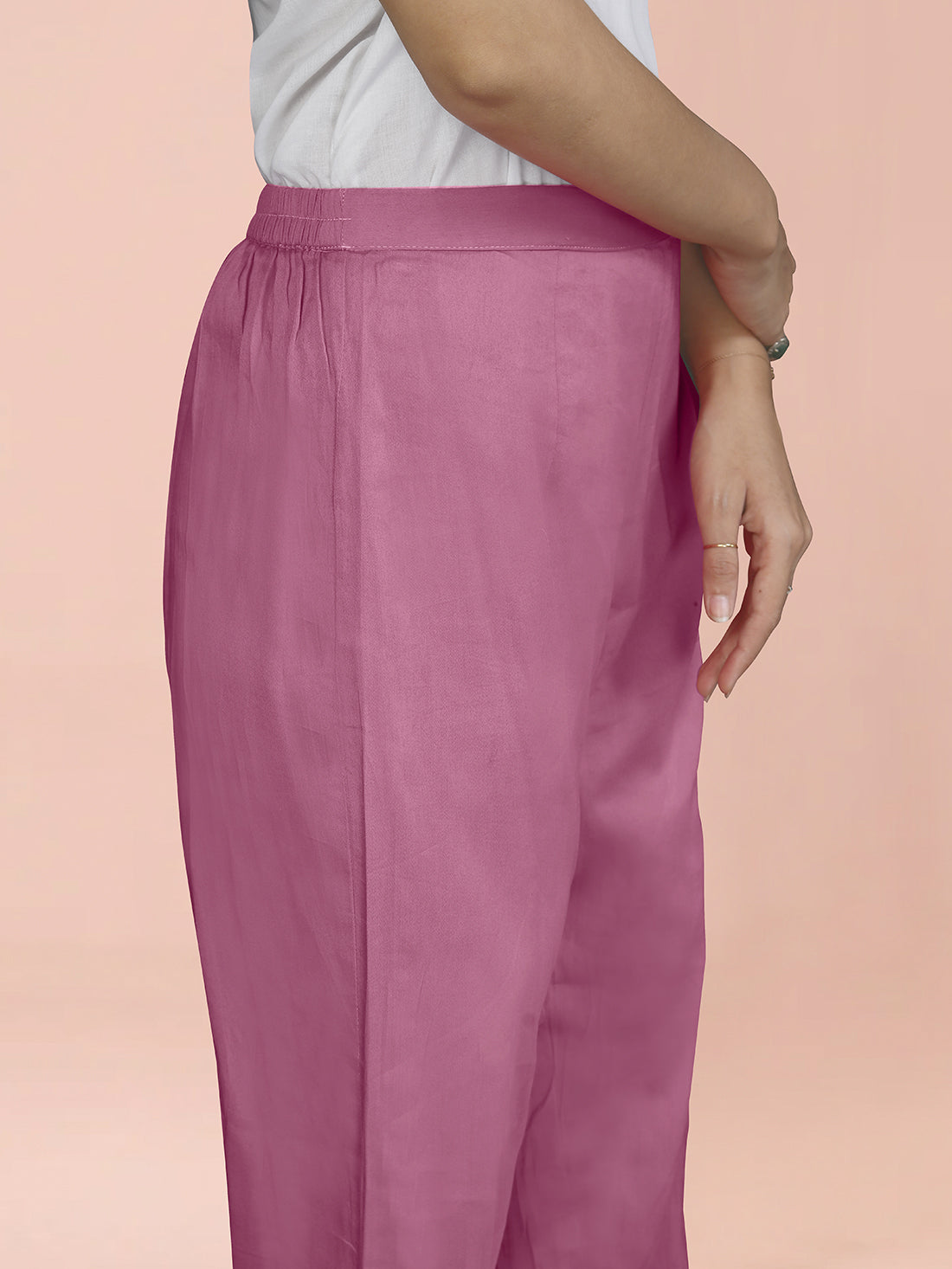 Light Pink Cotton Satin Bottom