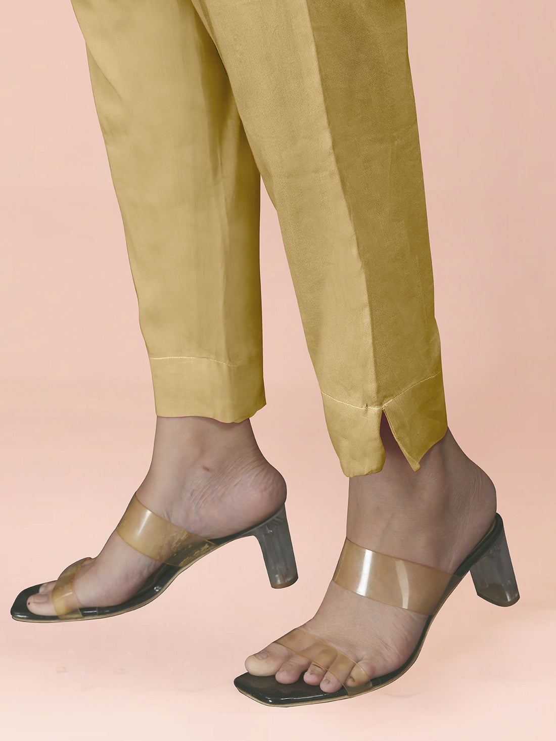 Mustard Cotton Satin Bottom