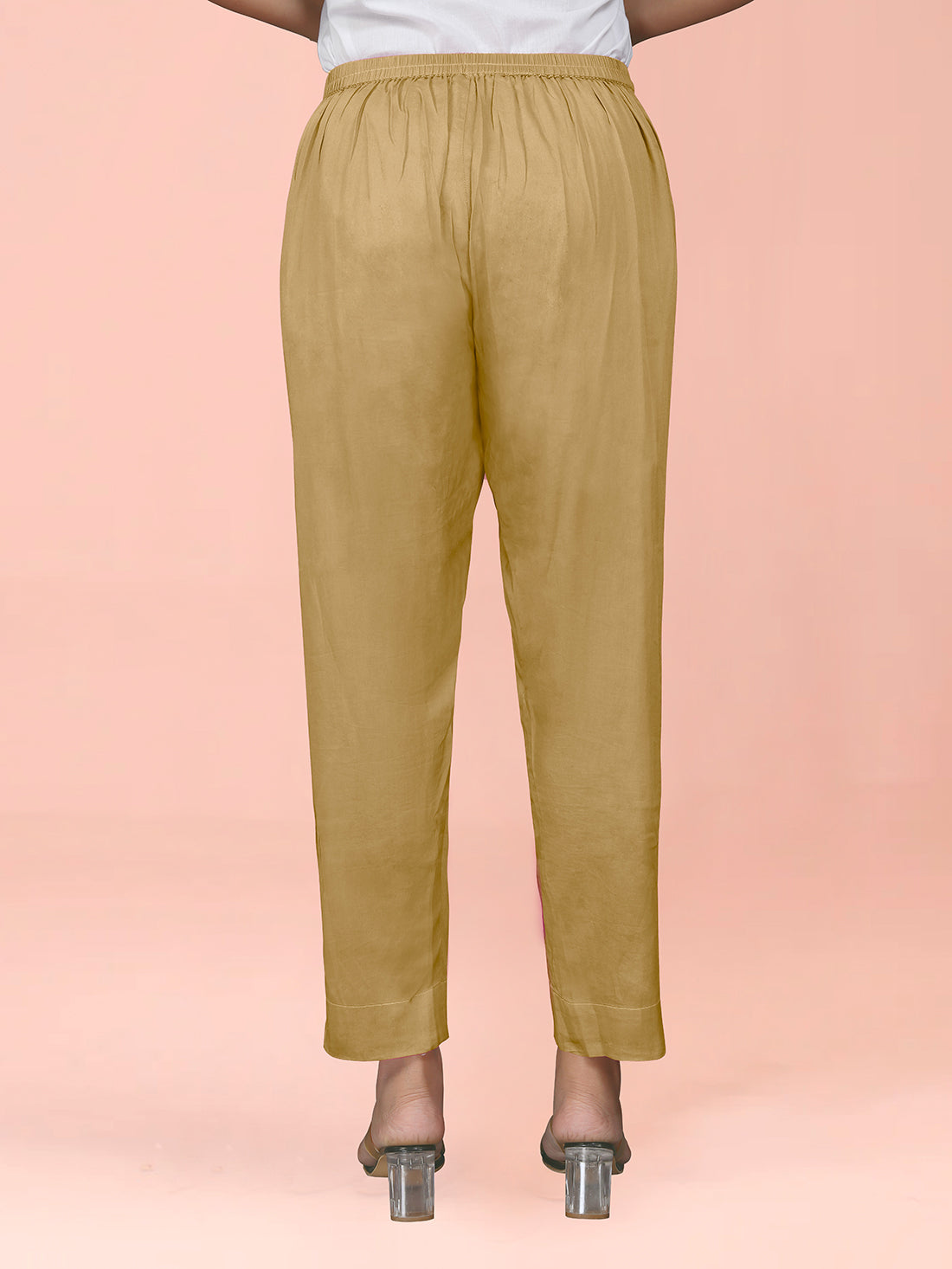 Yellow Cotton Satin Bottom