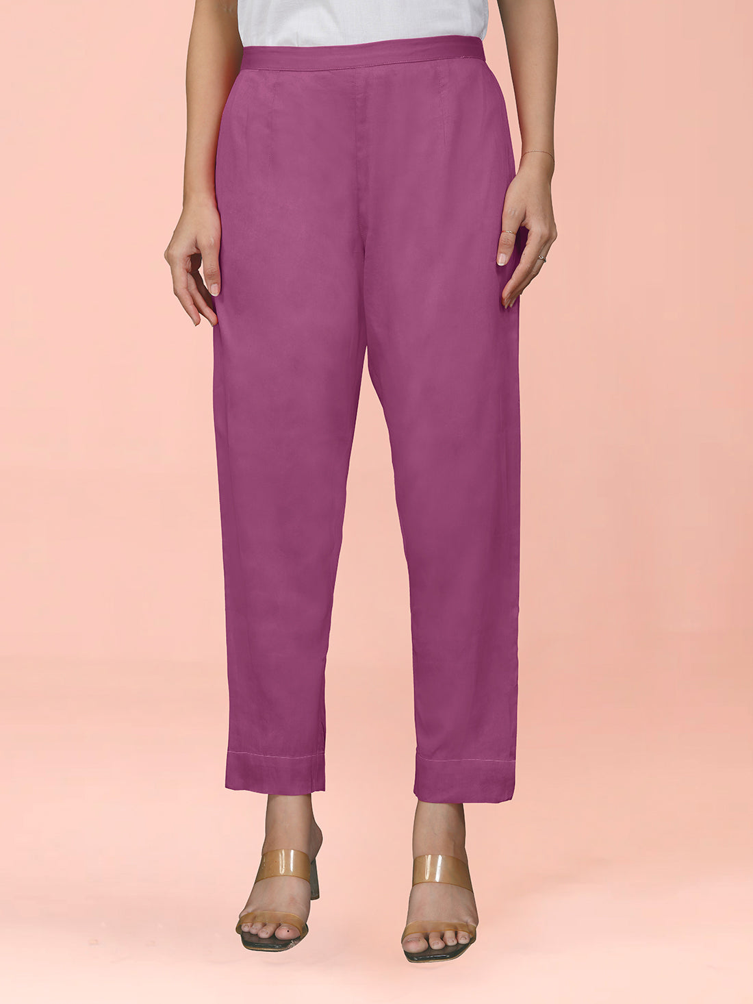 Violet Cotton Satin Bottom