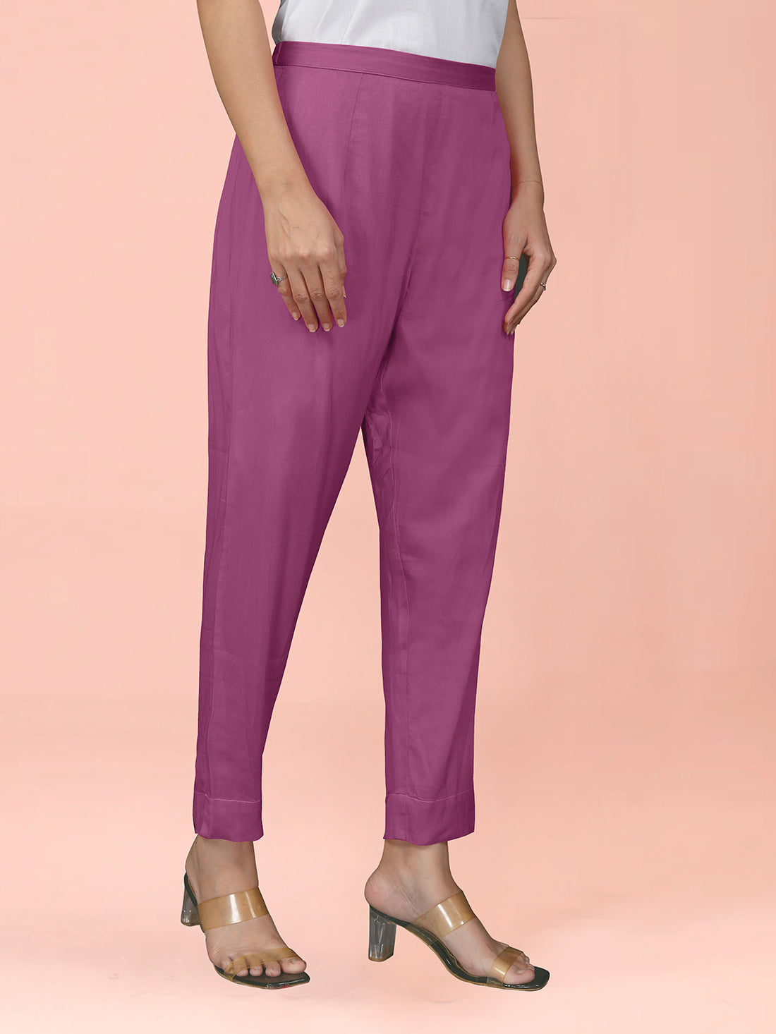 Violet Cotton Satin Bottom