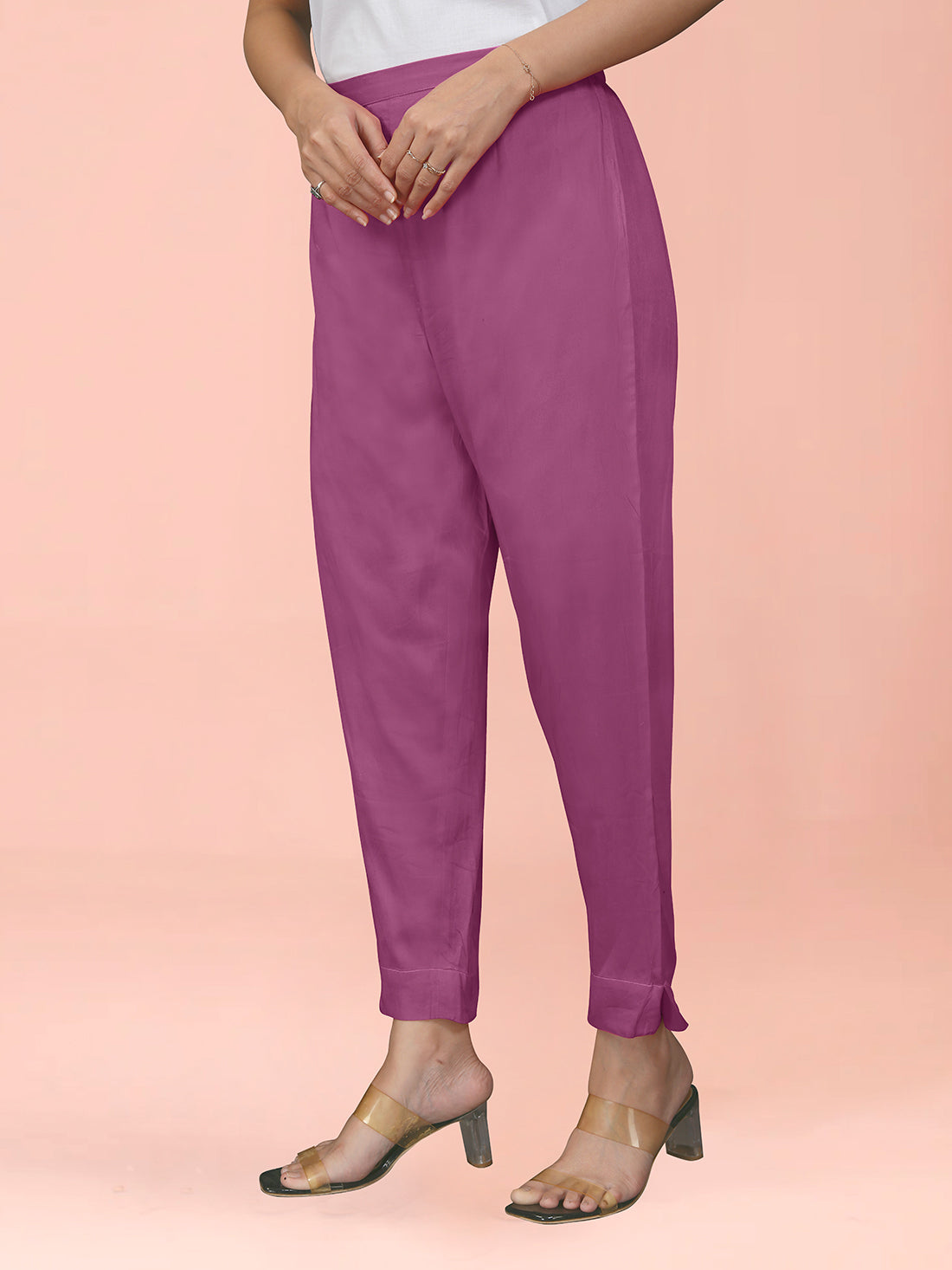Violet Cotton Satin Bottom