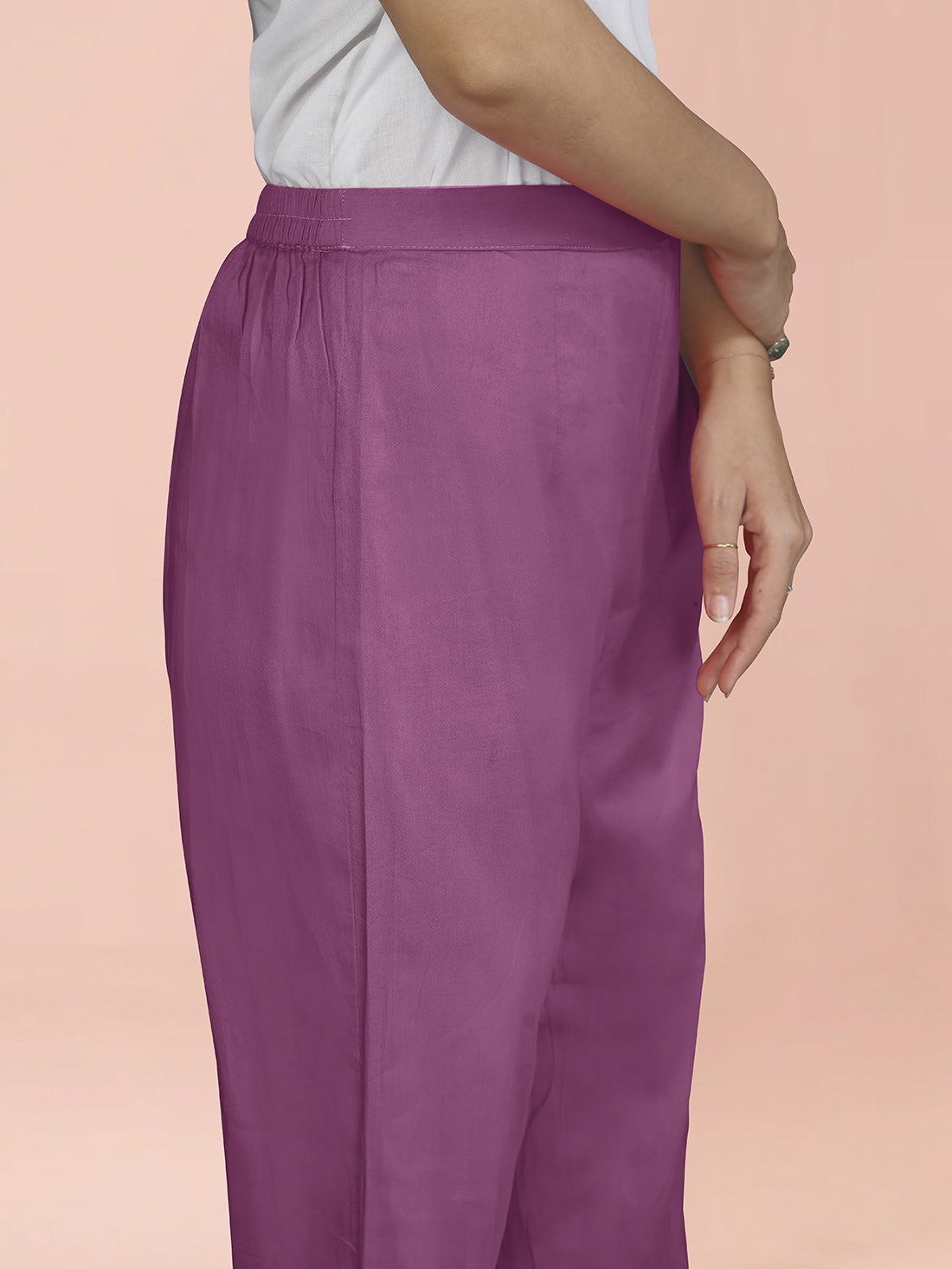 Violet Cotton Satin Bottom