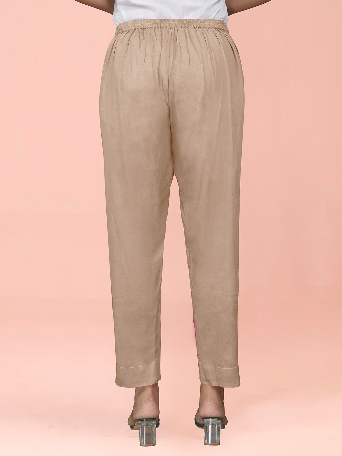 Chikoo Cotton Satin Bottom