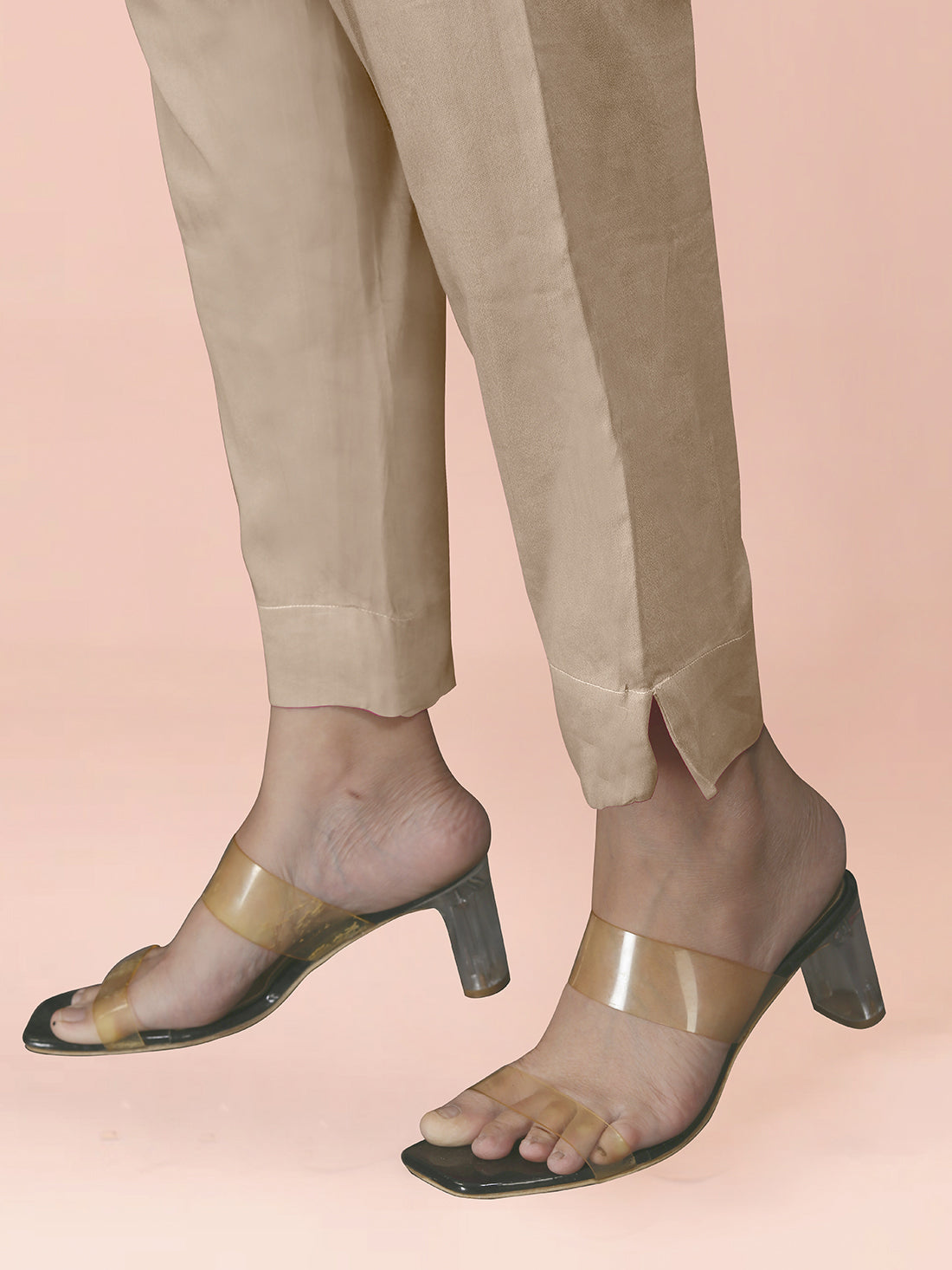 Chikoo Cotton Satin Bottom