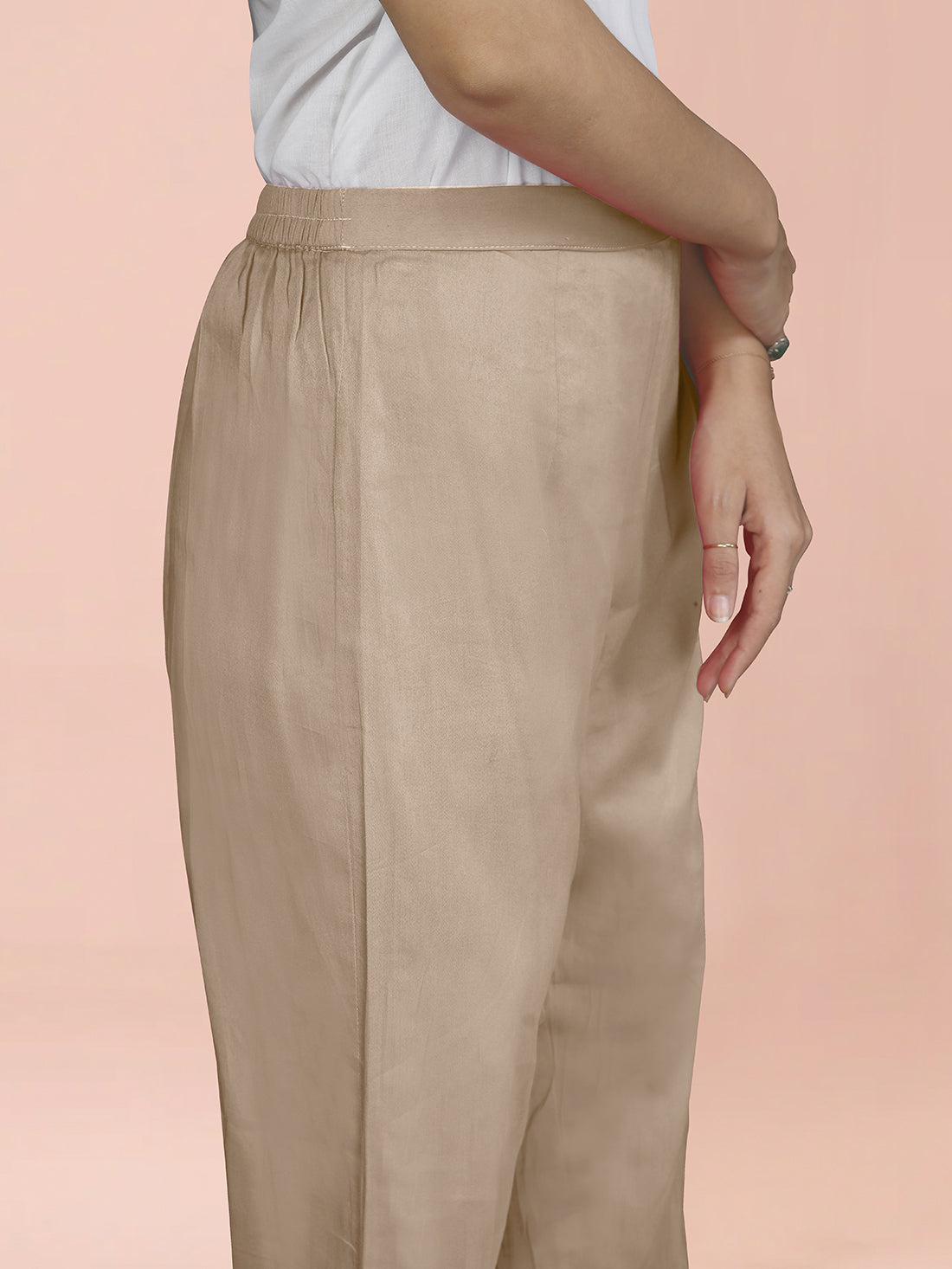Chikoo Cotton Satin Bottom