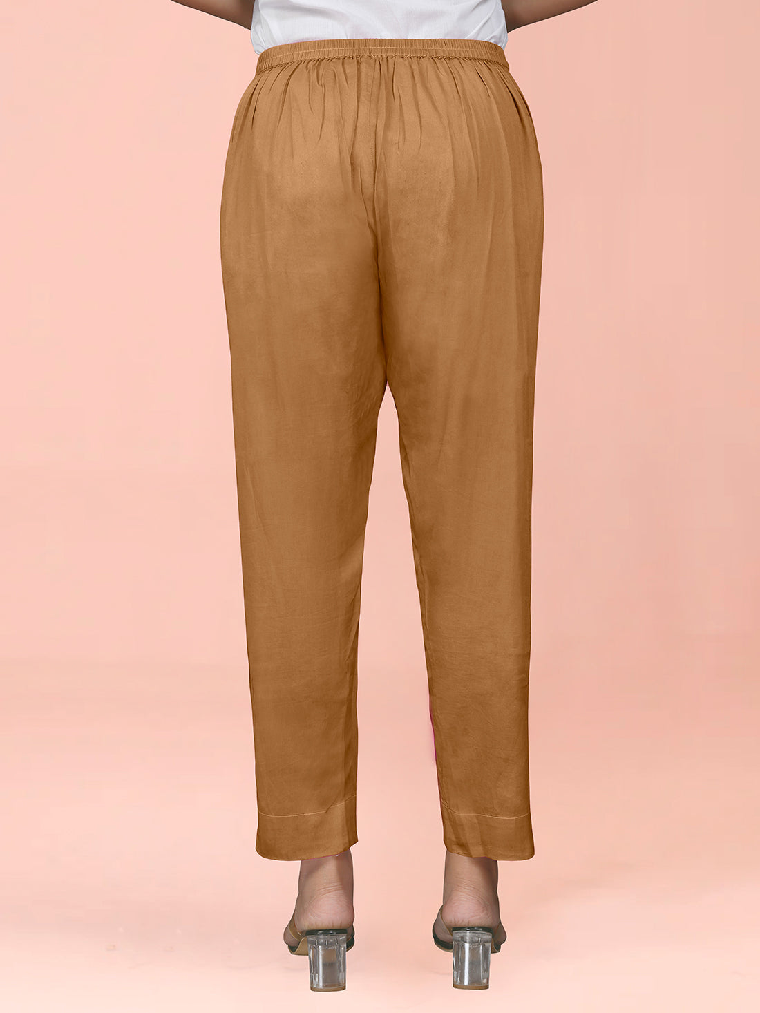 Dark Mustard Cotton Satin Bottom