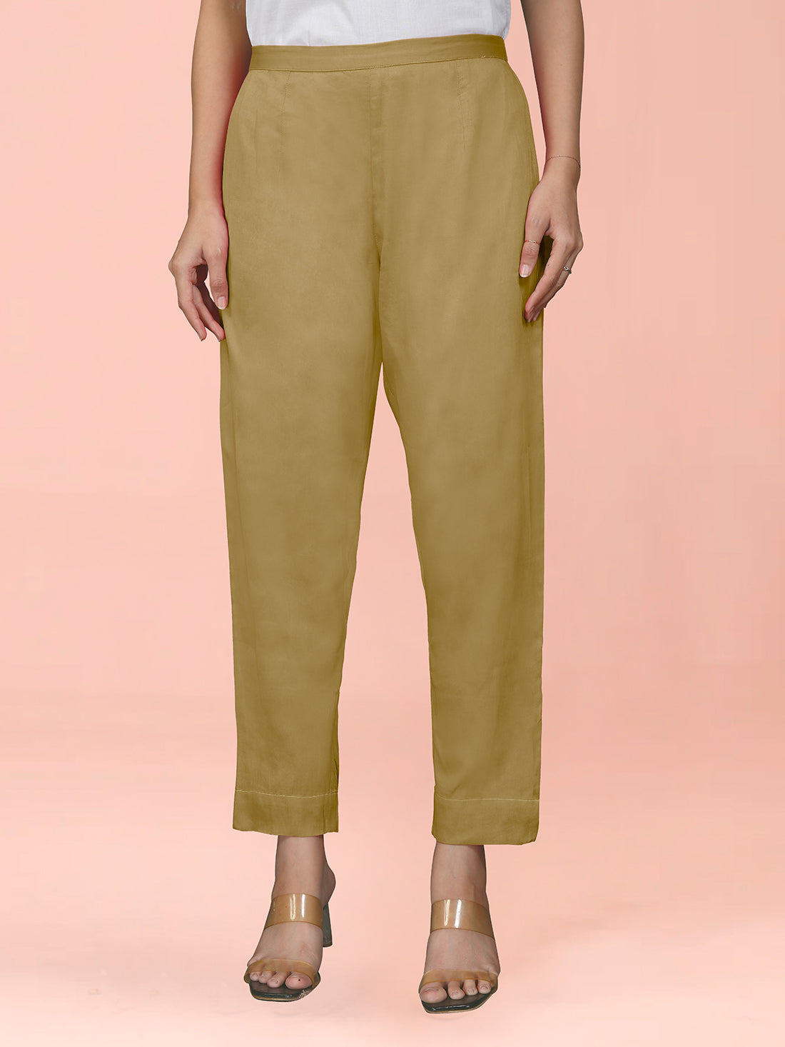 Green Cotton Satin Bottom
