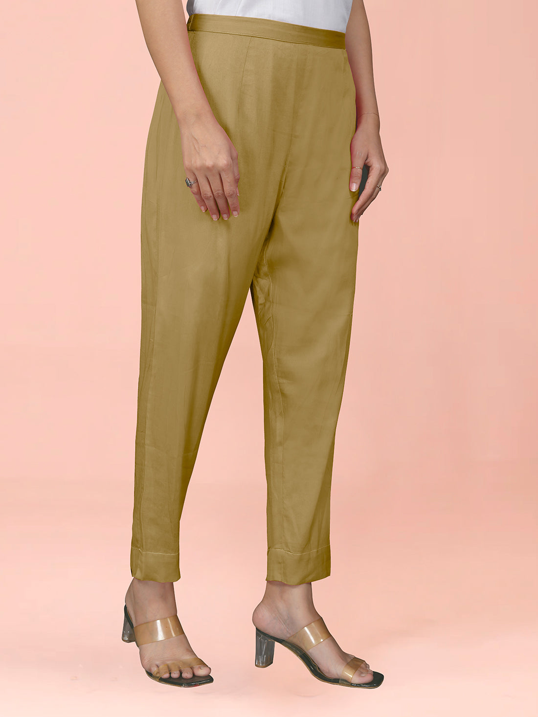 Green Cotton Satin Bottom