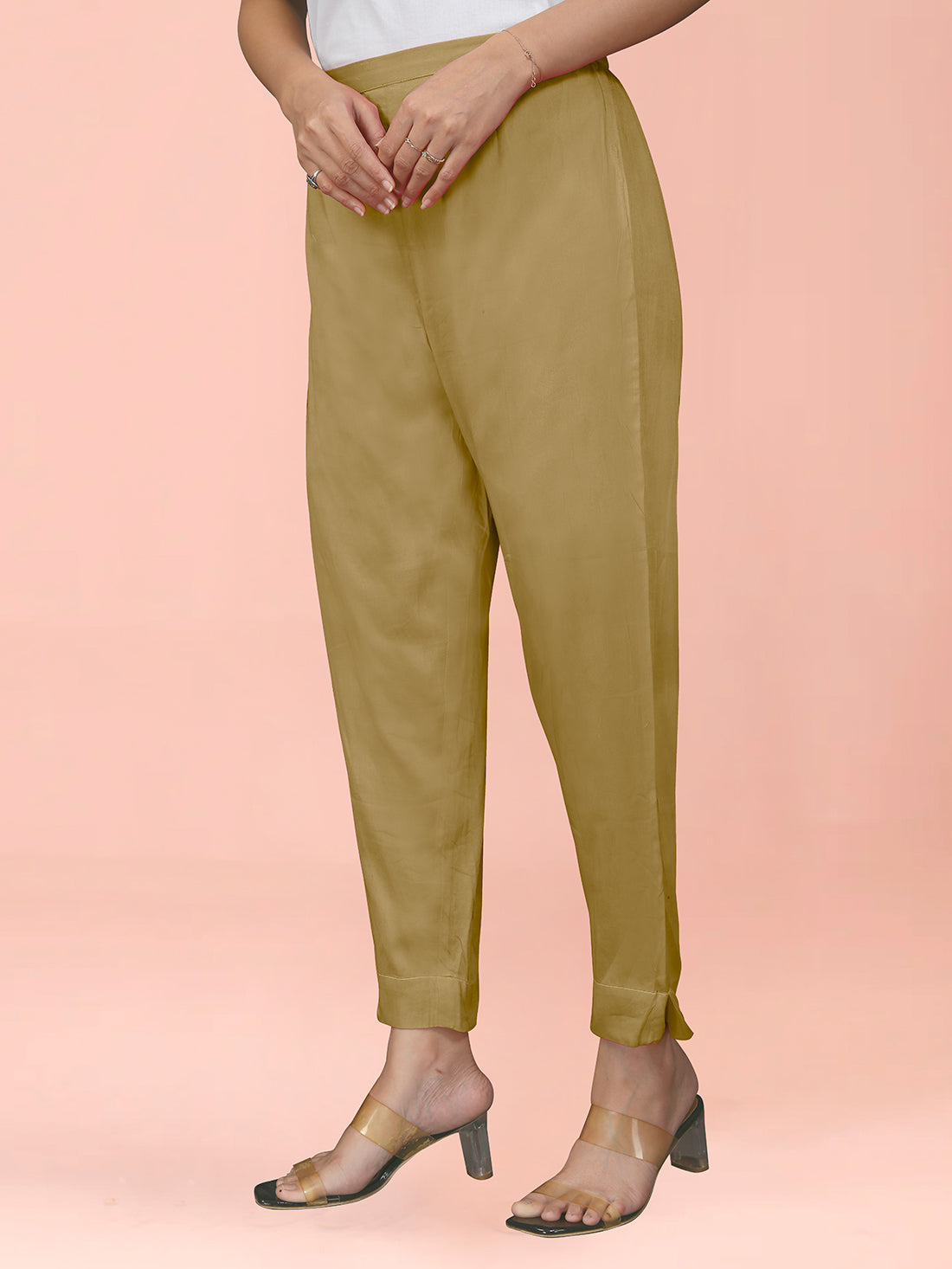 Green Cotton Satin Bottom