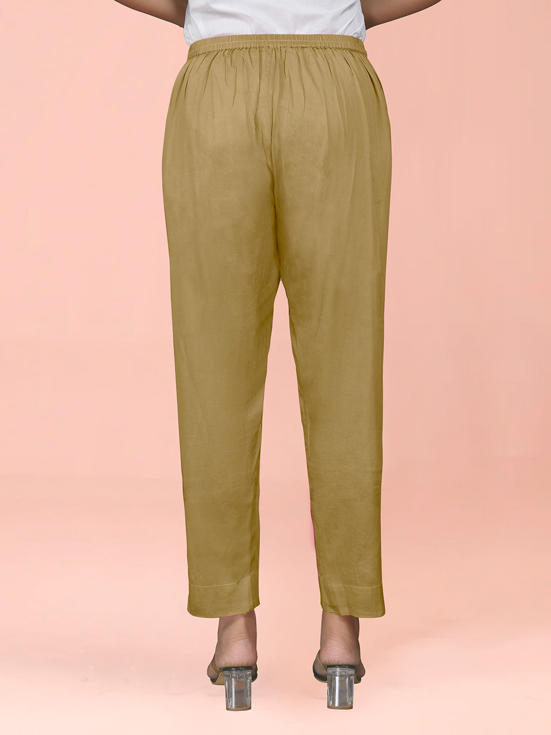 Green Cotton Satin Bottom