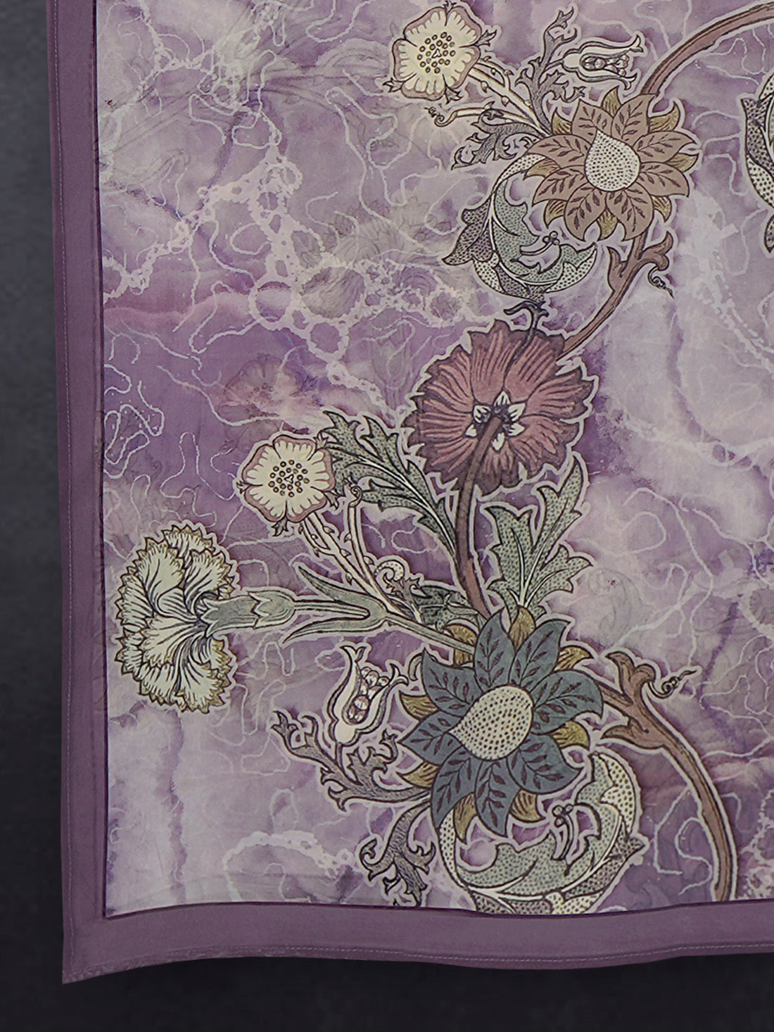Luxe Organza Base Dupatta Dusty Wine