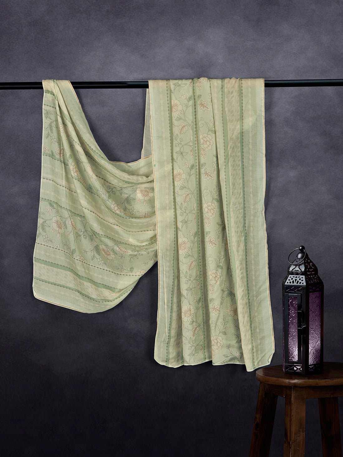 Premium Cotton Muslin Base Dupatta Light Liril