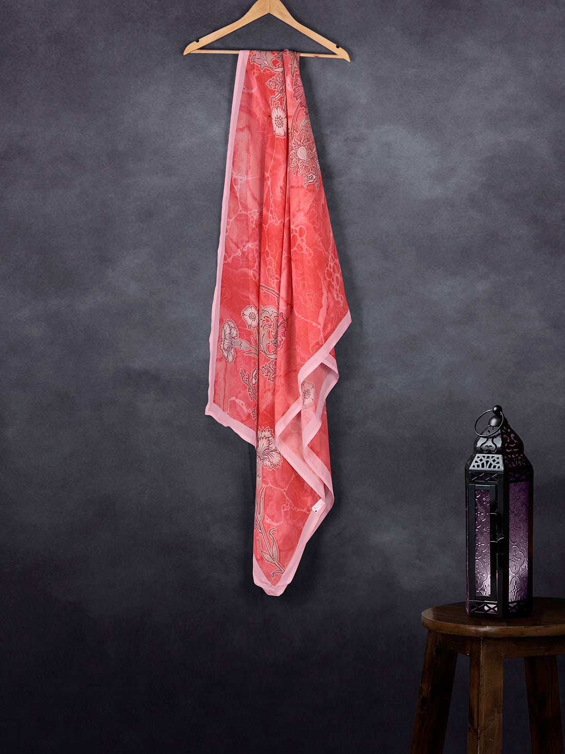 Luxe Organza Base Dupatta Red