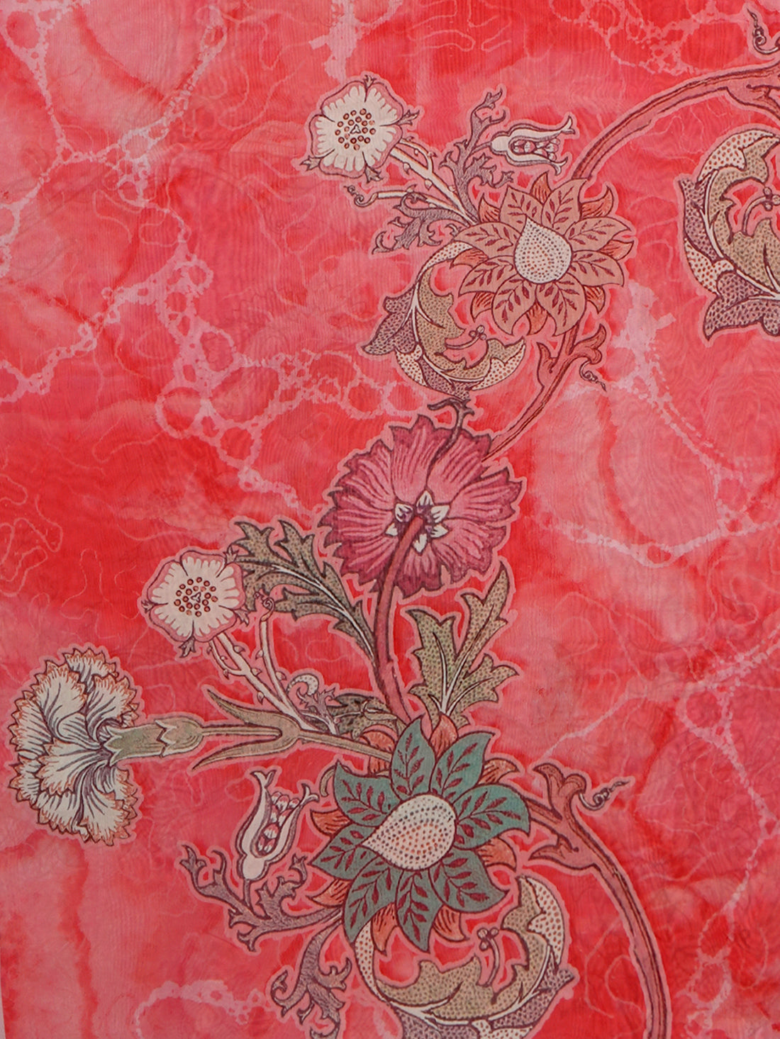 Luxe Organza Base Dupatta Red