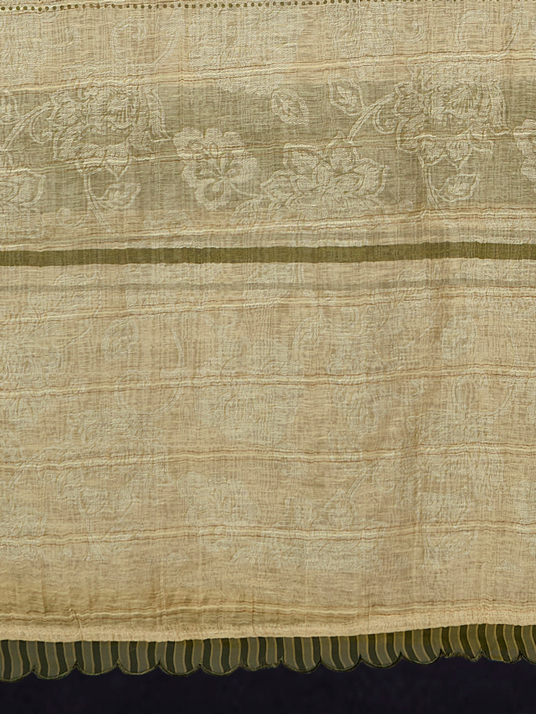 Stylish Cotton Print Fancy Dupatta Grey