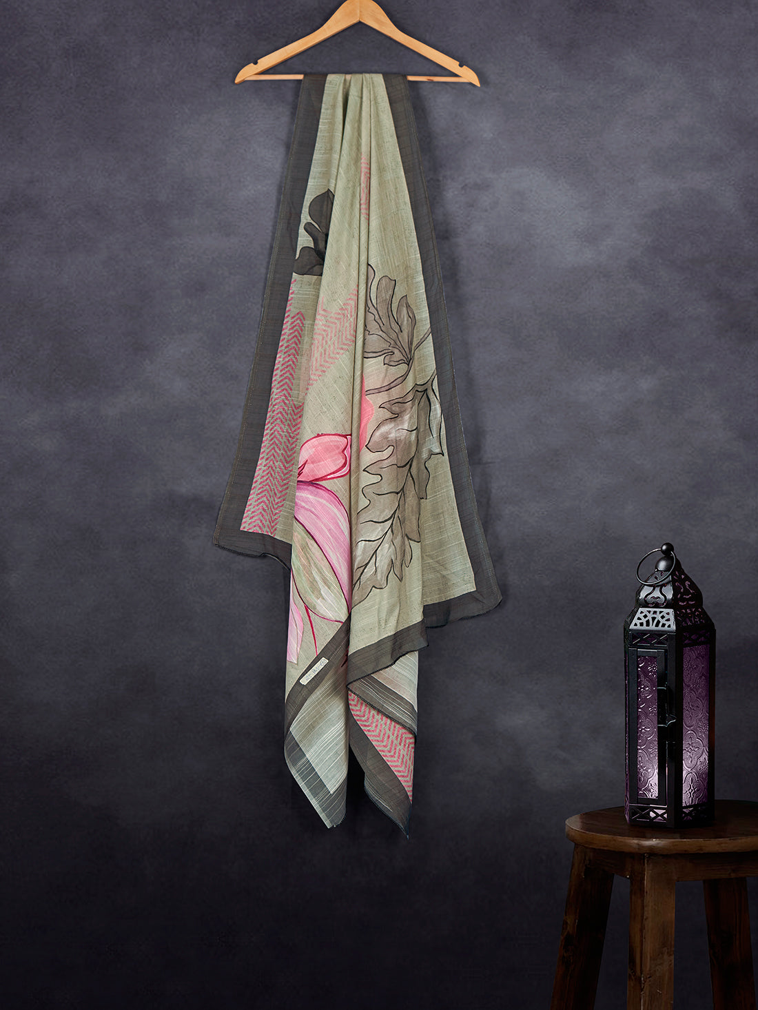 Luxe Organza Base Dupatta Grey