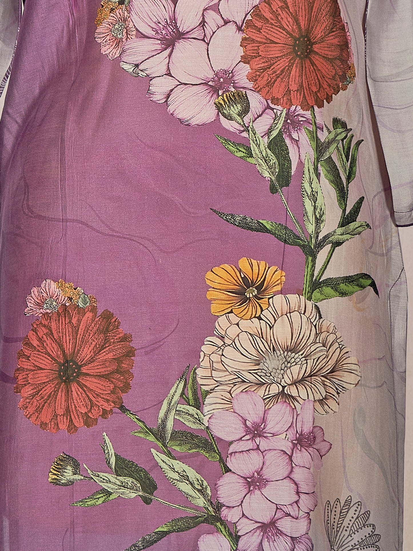 Sophisticated Wine Pure Base Kurti with Flawless Stitching and Graceful Design
