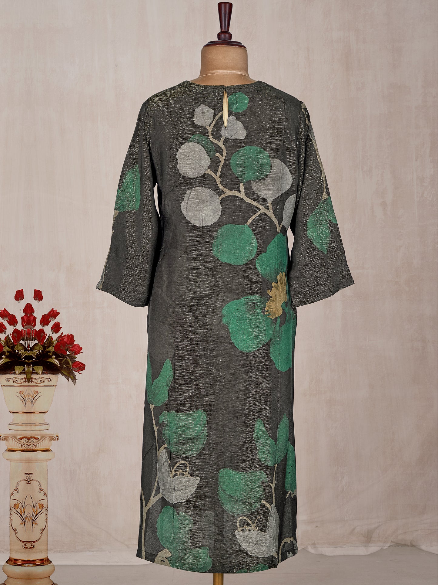 Elegant Black Pure Base Kurti with Luxe Finish and Timeless Appeal