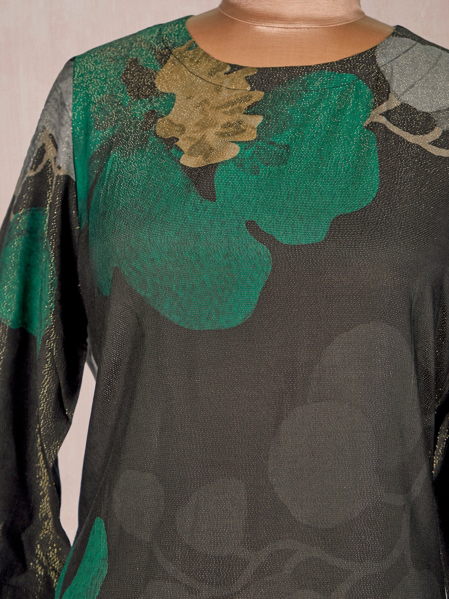 Elegant Black Pure Base Kurti with Luxe Finish and Timeless Appeal