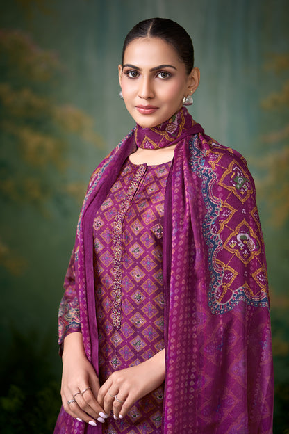 Sugandh Charm Pure Bemberg Silk Kurta Set with Dupatta