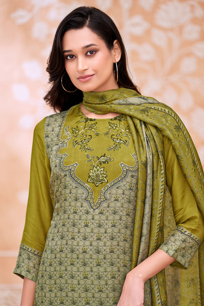 Riwaaz Festive Pure Bemberg Silk Kurta Set with Dupatta