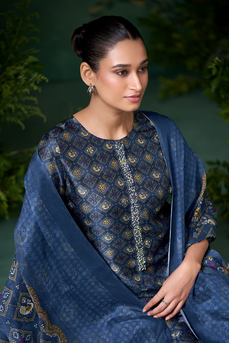 Sugandh Charm Pure Bemberg Silk Kurta Set with Dupatta