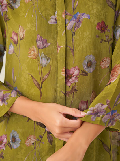 Rosetta Luxe Digital Print Top