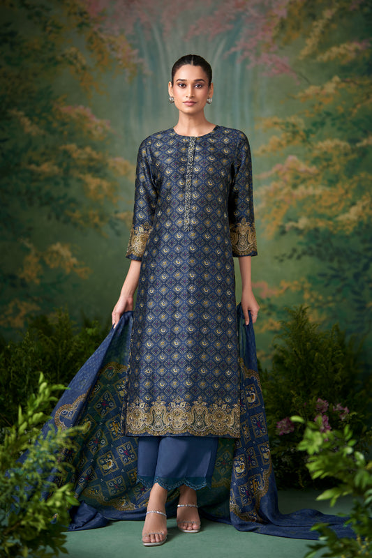 Sugandh Grace Pure Bemberg Silk Kurta Set with Dupatta