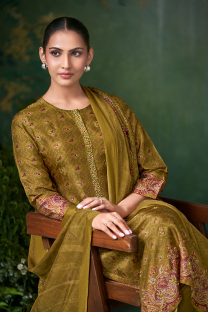 Sugandh Charm Pure Bemberg Silk Kurta Set with Dupatta