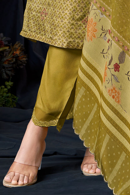 Nazakat Luxe Pure Habutai Silk Kurta Set with Dupatta