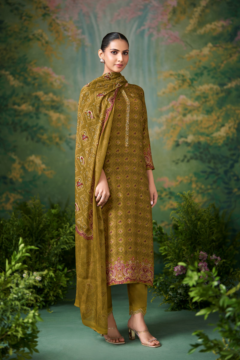 Sugandh Charm Pure Bemberg Silk Kurta Set with Dupatta