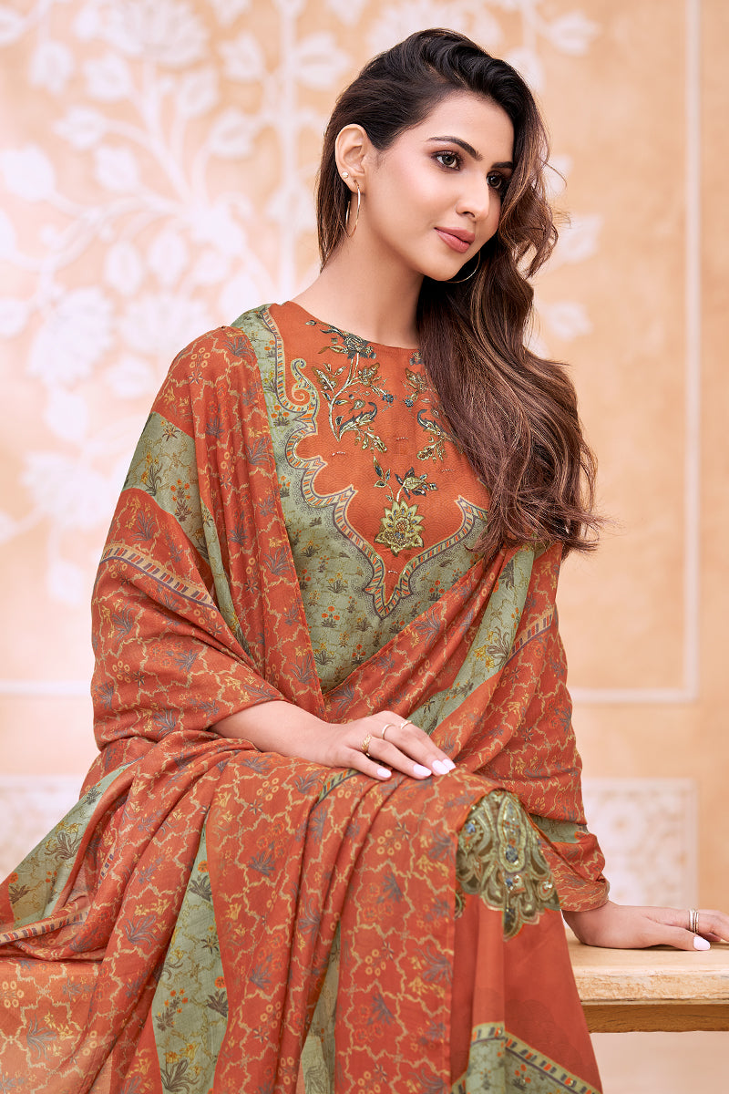 Riwaaz Festive Pure Bemberg Silk Kurta Set with Dupatta