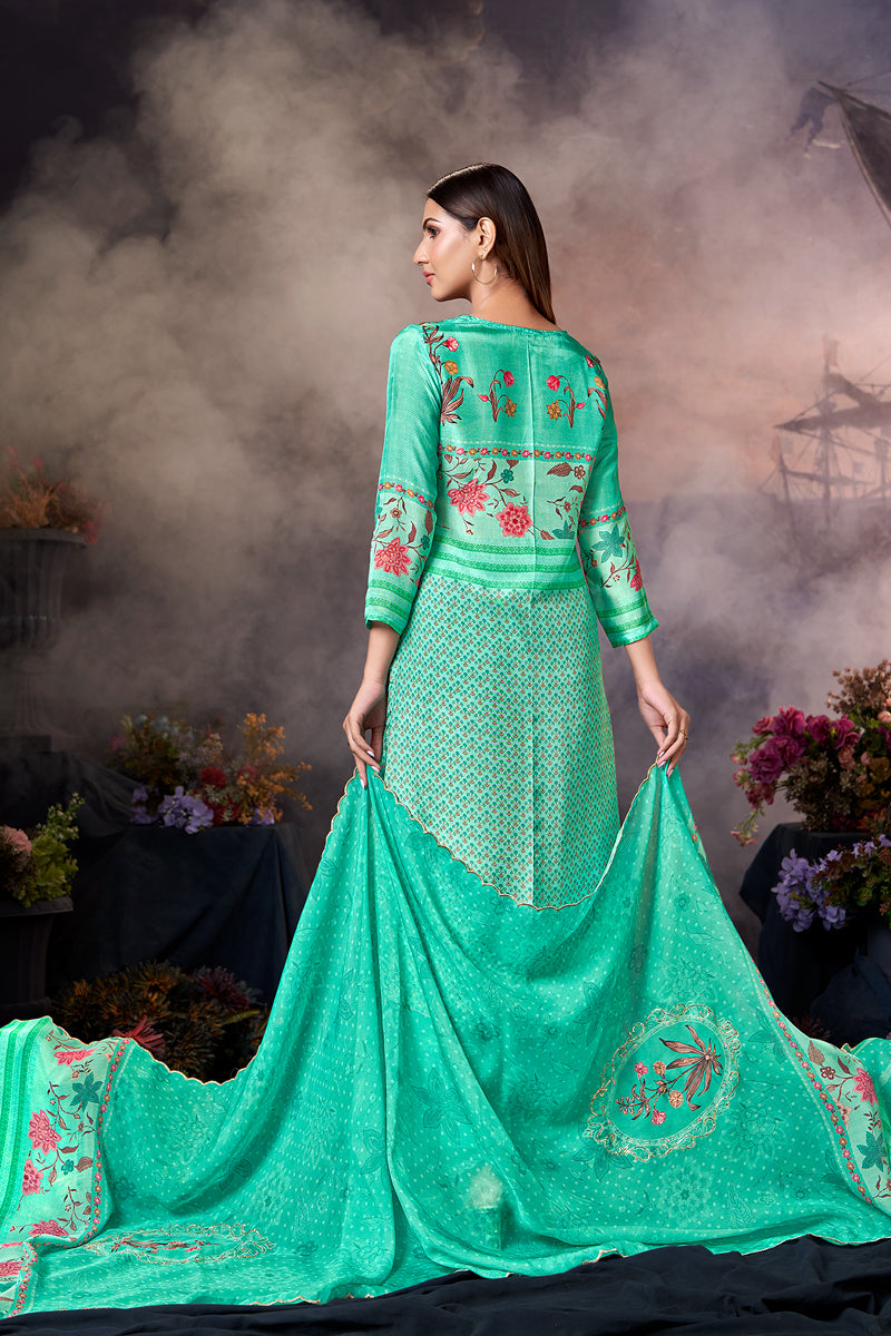 Nazakat Luxe Pure Habutai Silk Kurta Set with Dupatta