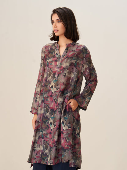 Exclusive Digital Print Tunic Top