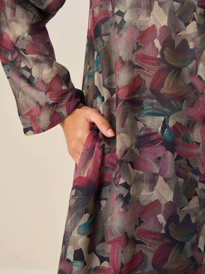 Stylish Digital Print Tunic Top