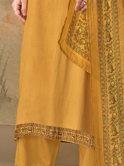 Kiyari Noore Pure Cosmos Satin Kurta Set with Dupatta