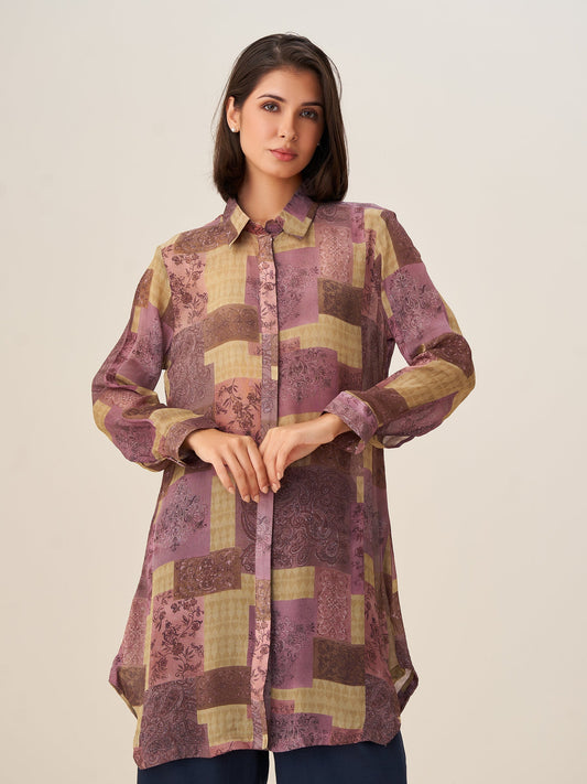 Exclusive Digital Print Tunic Top