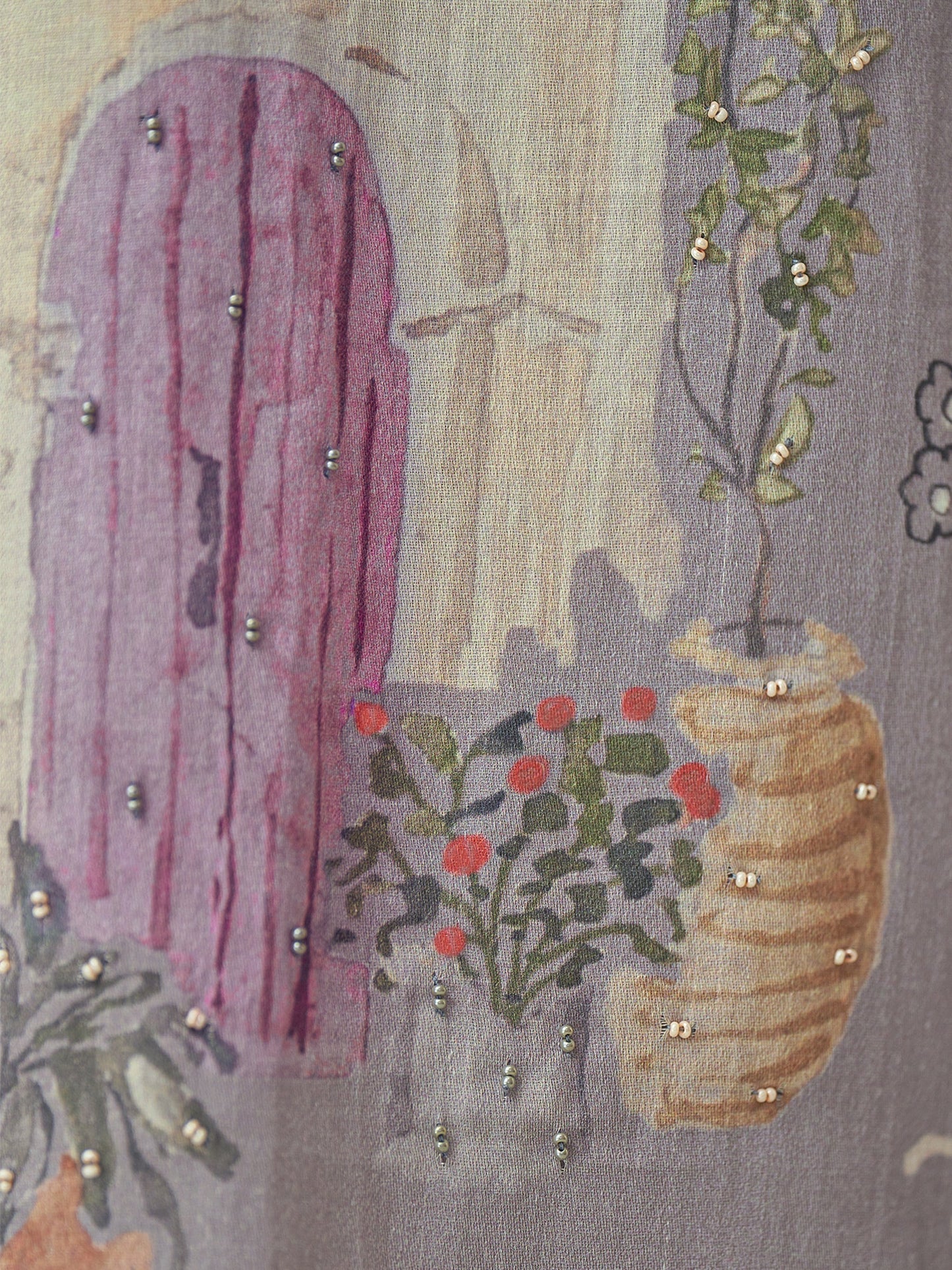 Suhani Elite Pure Italian Satin Kurta Unstitched Set with Dupatta