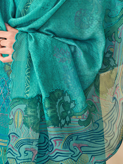 Chand Raat Classic Pure Muslin Silk Kurta Unstitched Set With Dupatta