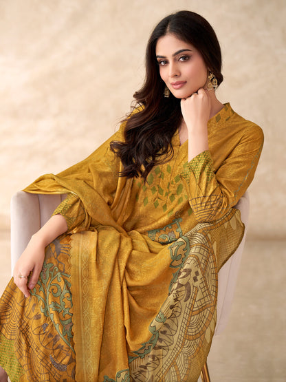 Chand Raat Charm Pure Muslin Silk Kurta Unstitched Set With Dupatta