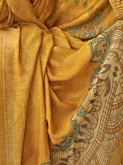 Chand Raat Classic Pure Muslin Silk Kurta Unstitched Set With Dupatta