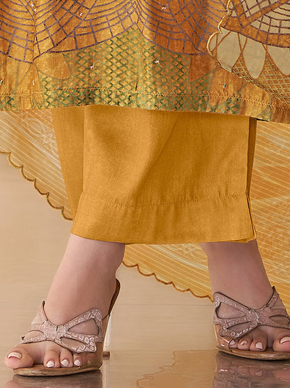 Chand Raat Classic Pure Muslin Silk Kurta Unstitched Set With Dupatta