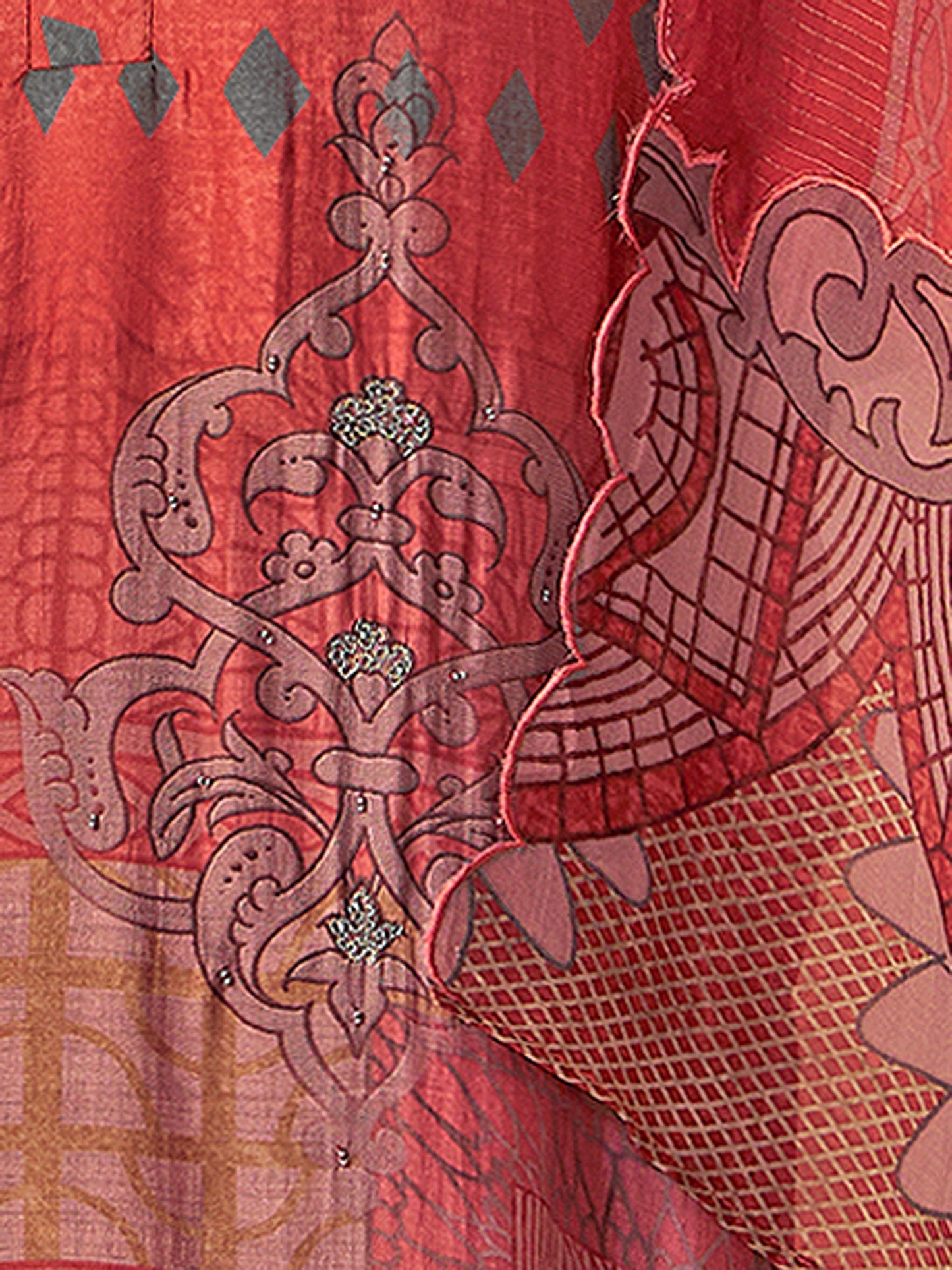 Chand Raat Classic Pure Muslin Silk Kurta Unstitched Set With Dupatta