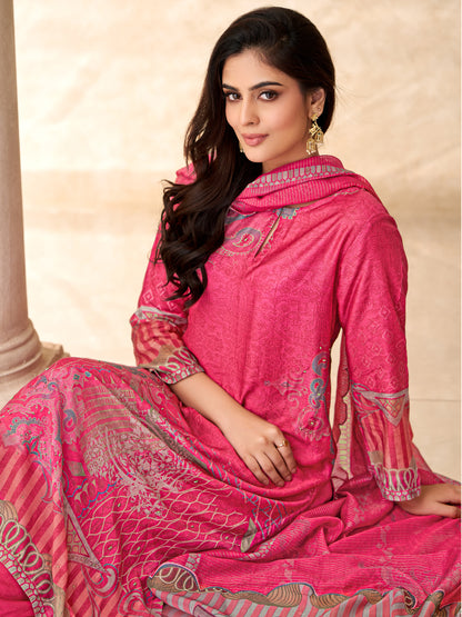 Chand Raat Elegance Pure Muslin Silk Kurta Unstitched Set With Dupatta